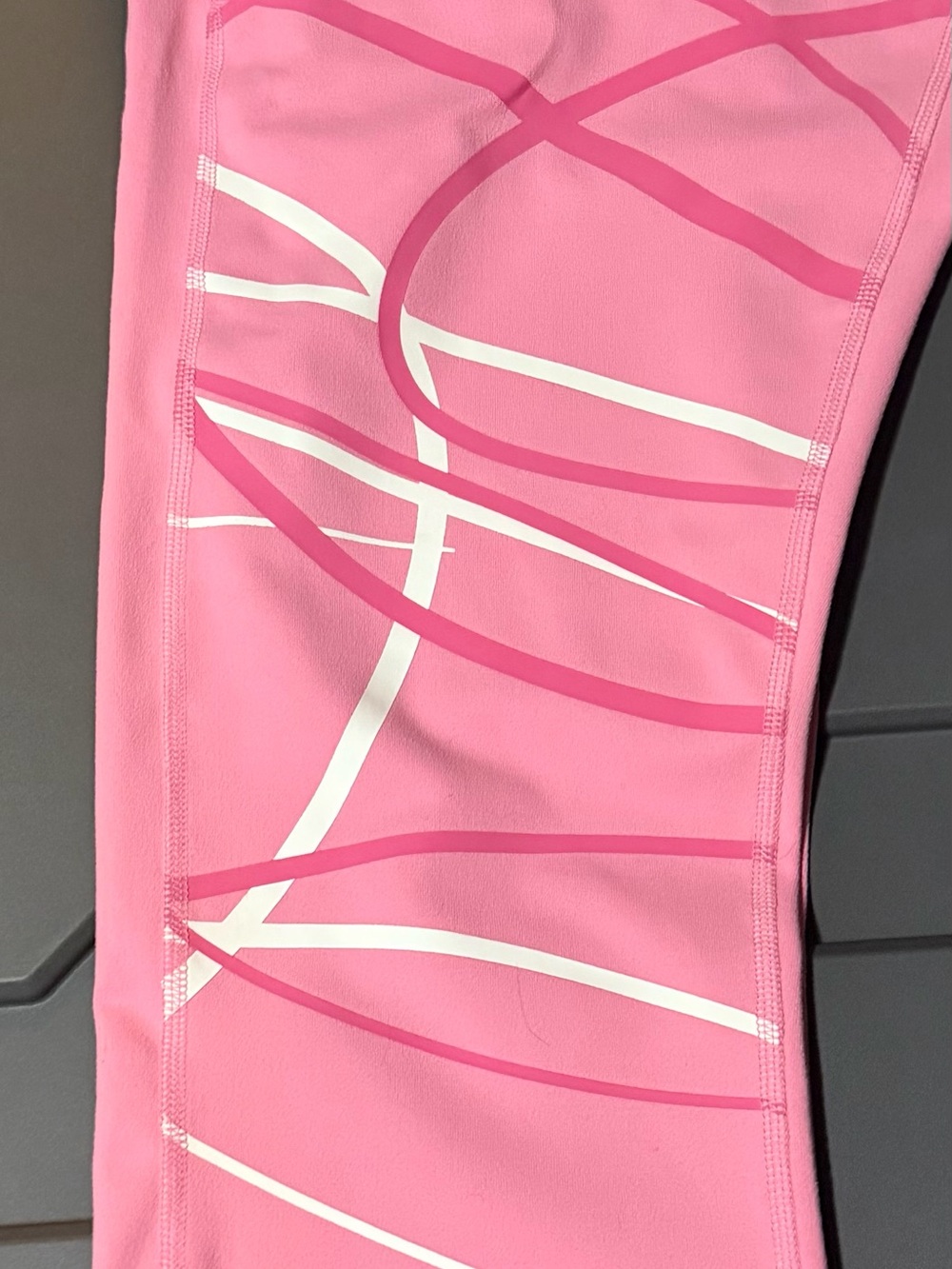 Girls Pink Abstract-Print Active Leggings